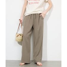 《3サイズ展開/追加予約》フィブリルストライプリラックスパンツ