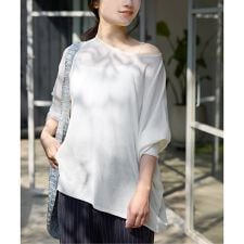 《シリーズあり/追加予約》コットンシルクビックプルオーバー