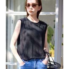 《追加予約》スラブ天竺ノースリーブTEE