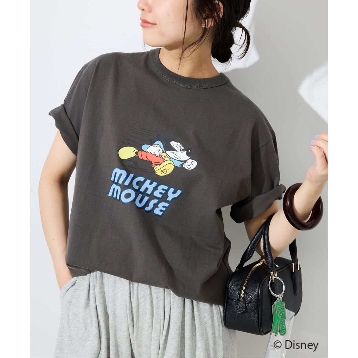 完売SLOBE IENA別注Champion × DisneyミッキーTシャツ 追加》Champion/チャンピオン SLOBE別注 /Mickey/Donald/ Tシャツ