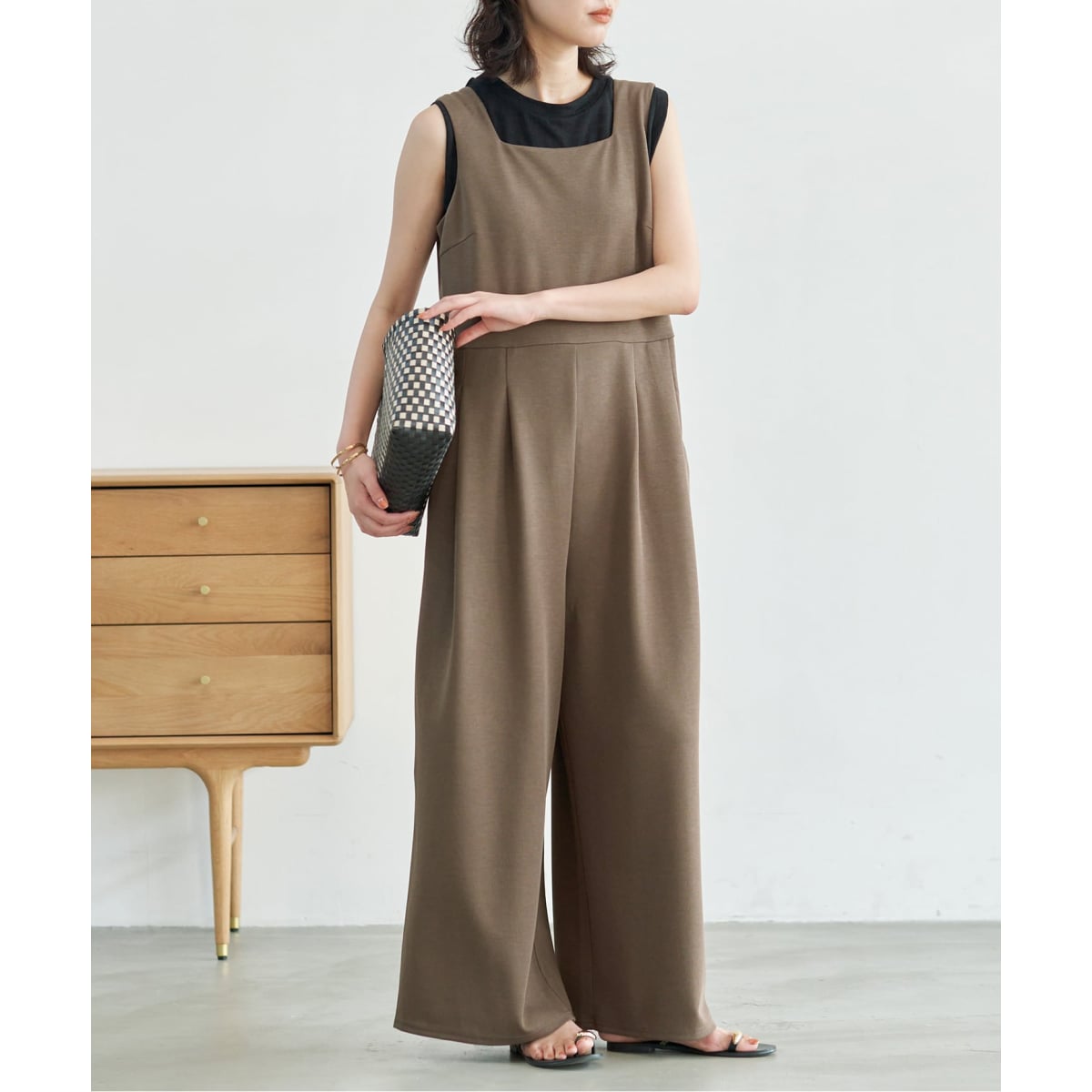 SLOBE IENA 今季カットオールインワン WEB限定サイズ有り/3サイズ展開》カットオールインワン | スローブ
