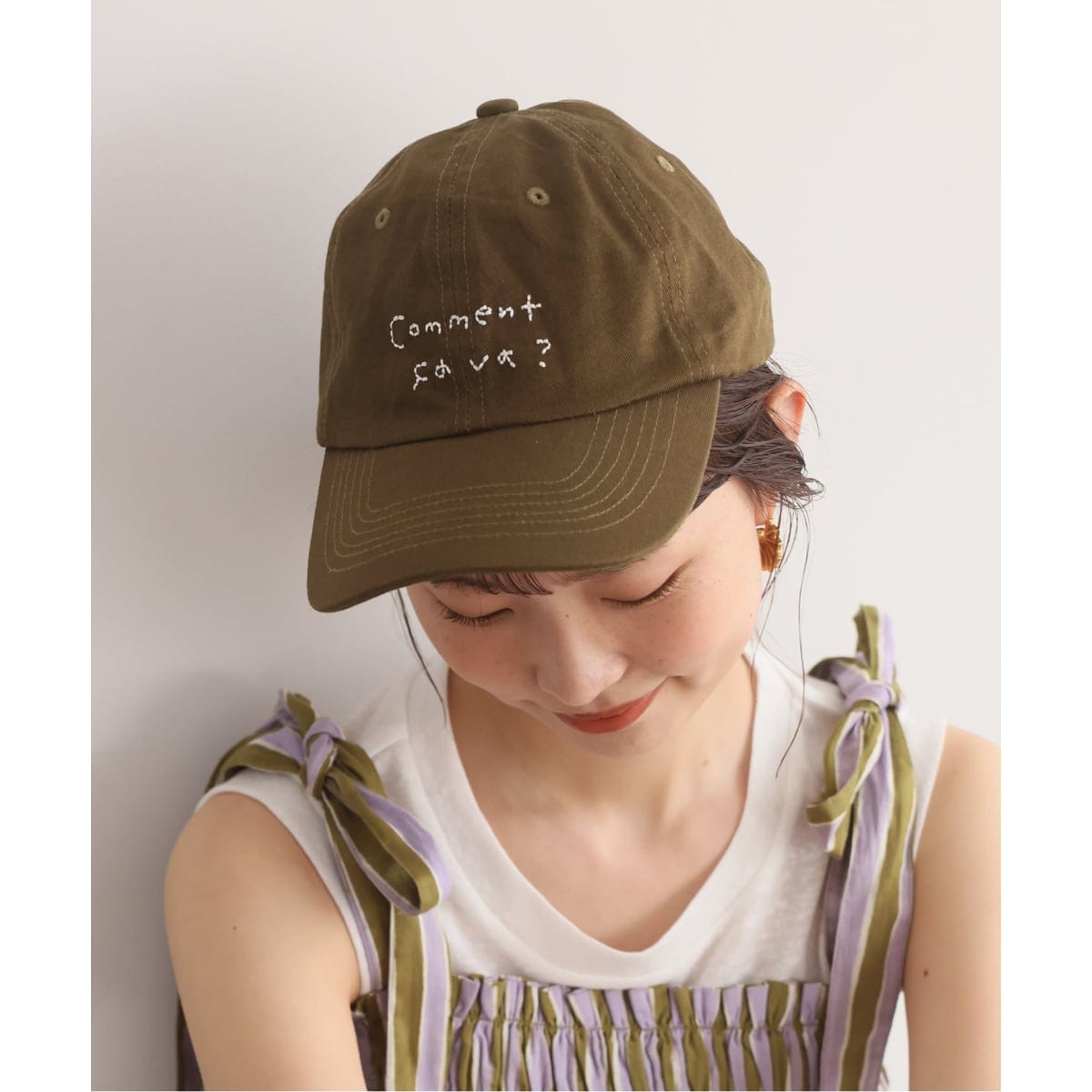 SLOBE IENA p cnq 帽子 フリーサイズ Lundi SLOBE別注 ロゴCAP | スローブ イエナ(SLOBE IENA) | マルイ