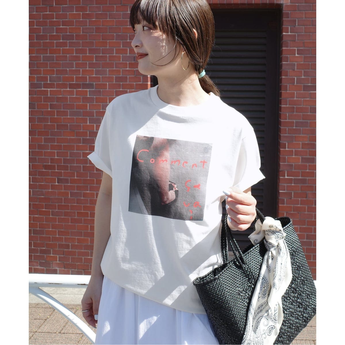 モーラTシャツ　手洗い可 Lundi×FRUIT OF THE LOOM×SLOBE別注 フォトTシャツ | スローブ イエナ
