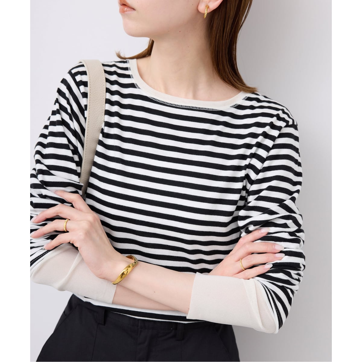WEB限定カラーあり/追加7》レイヤードスリーブロンTEE | スローブ