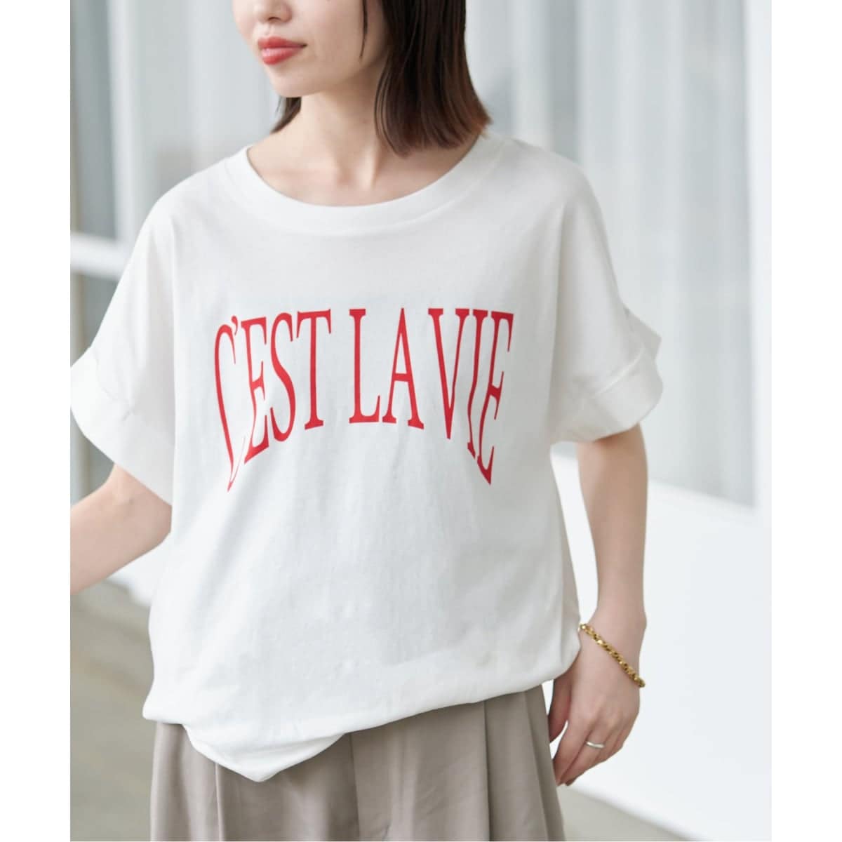 [�}���C]�s�\��tCEST LA VIE T�V���c/�X���[�u �C�G�i�iSLOBE IENA�j �z���C�g A