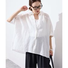 追加/シリーズあり》リネンコットンBOXシャツ | スローブ イエナ(SLOBE 