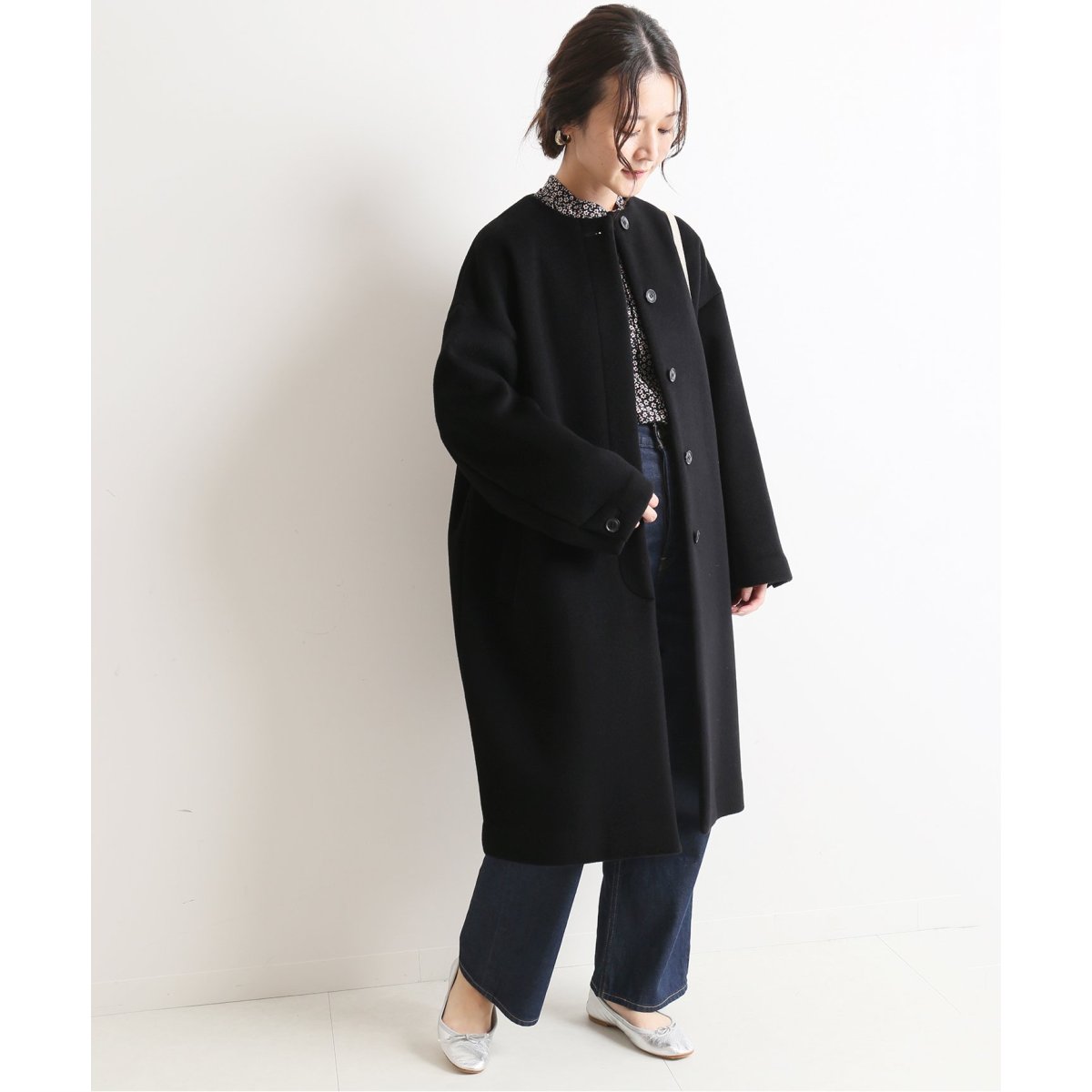 HAMILTON コンパクトノーカラーコート◇ | スローブ イエナ(SLOBE IENA