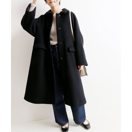 襟付きラグランAラインコート◇ | スローブ イエナ(SLOBE IENA  