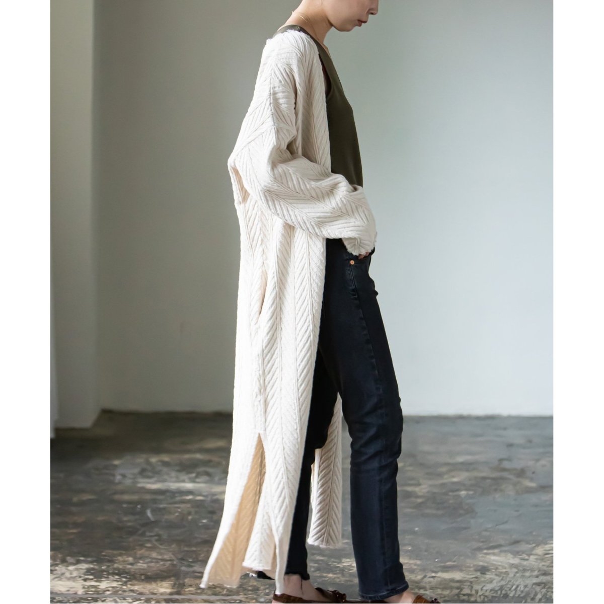 null. 中綿入りエコレザーブルゾン null.（ヌル）の「PUFFYエコレザーブルゾン（ブルゾン）」 - WEAR