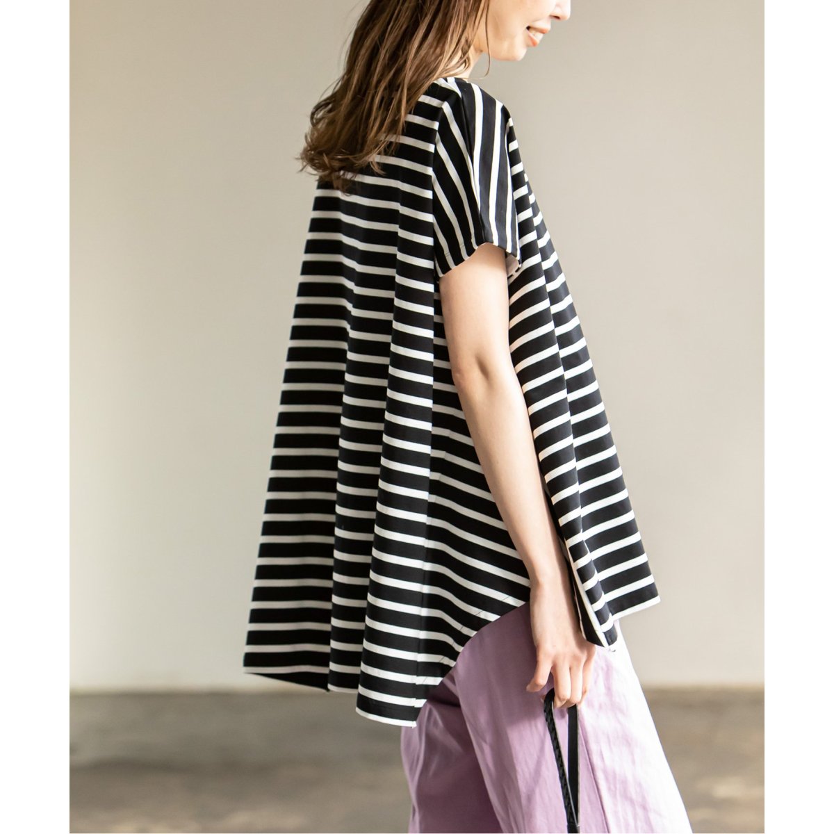 COGTHEBIGSMOKE SQUARE TOP ボーダー NOBLE COGTHEBIGSMOKE