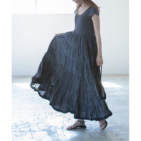 WEB限定追加2》【MARIHA】 草原の虹のドレス(ドット)◇ | ノーブル  