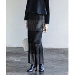 ランダムバイカラーリブニットスカート2 | ノーブル(Noble) | マルイ  