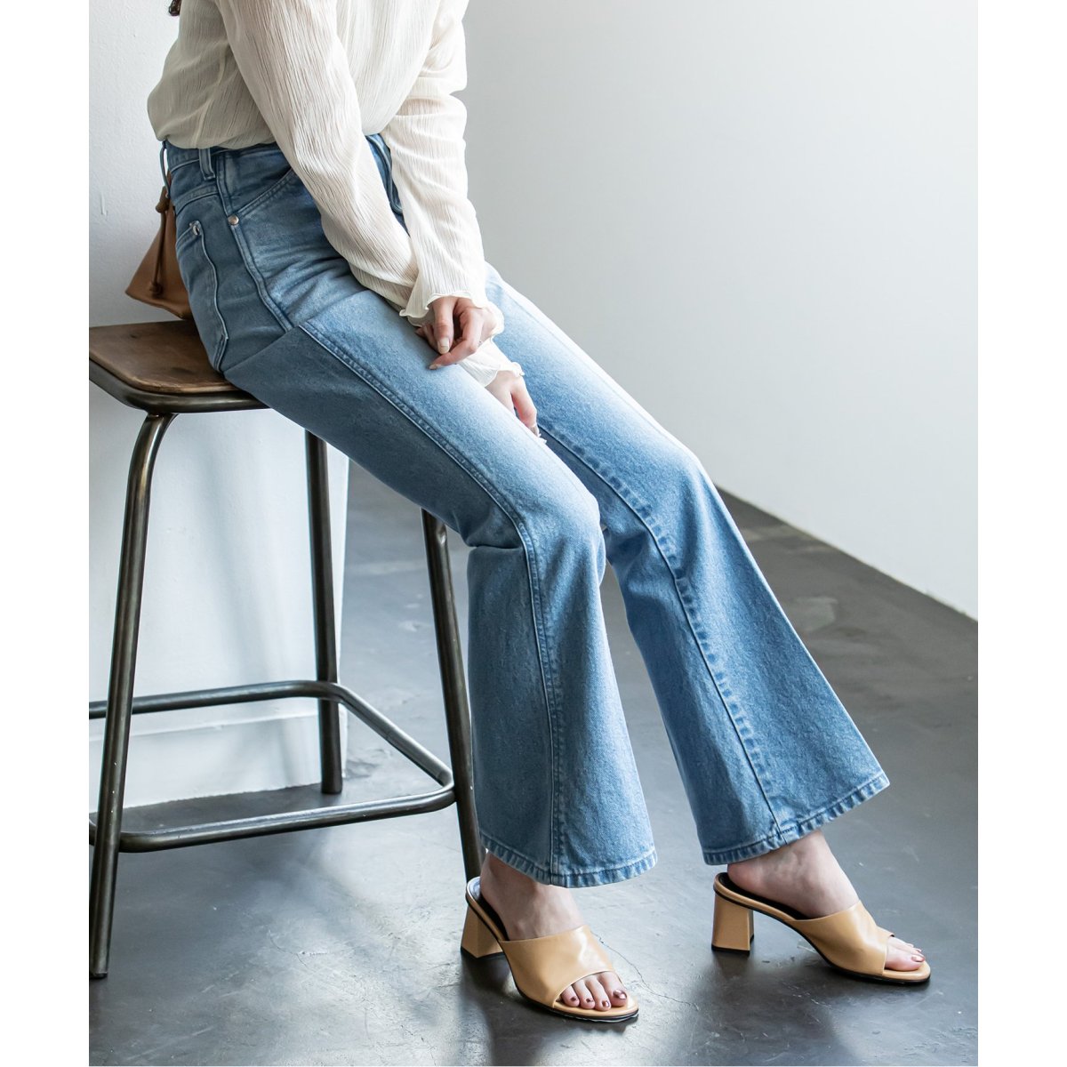 【NOBLE×WRANGLER】別注70S FLAREデニム WRANGLER】別注70S FLAREデニム◇ | ノーブル(Noble) | マルイ