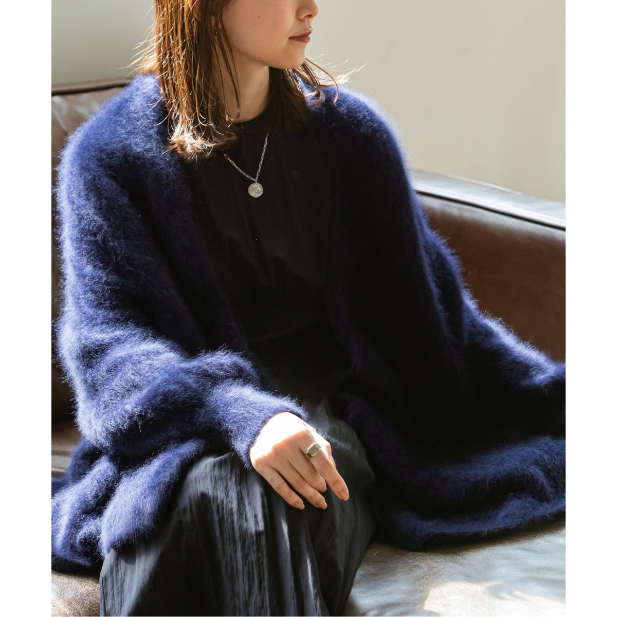 追加3》ファーニットパフカーディガン | ノーブル(Noble) | マルイ