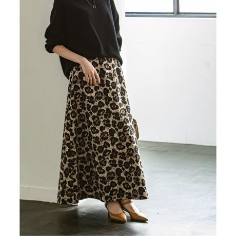 Le Tinteレオパードフレアスカート | ノーブル(Noble) | マルイウェブ  