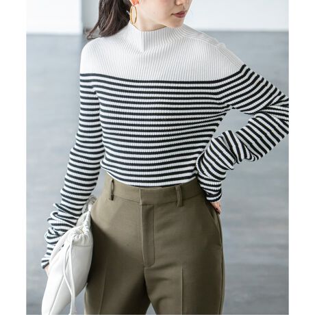 追加》【THE NEW HOUSE】コットンカシミヤロングスリーブ | ノーブル  