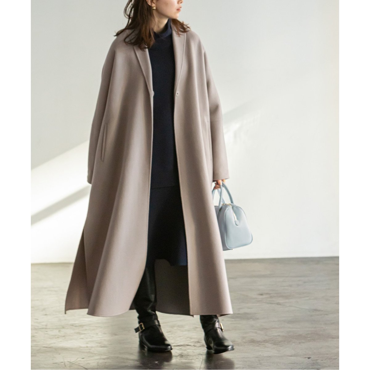 W/Nyリバーオーバーフレアコート | ノーブル(Noble) | マルイウェブ