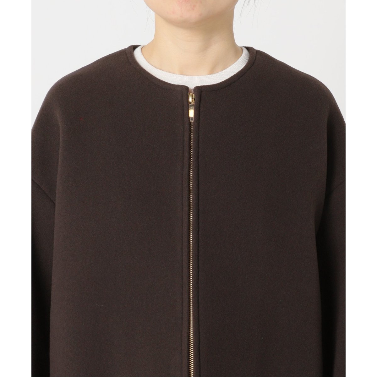 追加》MTRカラーレスジップショートコート | ノーブル(Noble