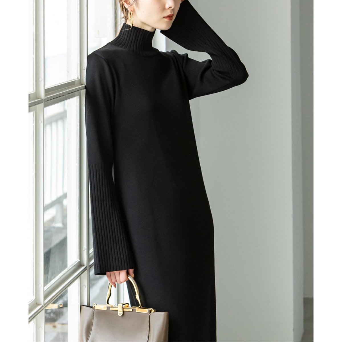 追加》総針Iラインニットワンピース | ノーブル(Noble) | マルイウェブ