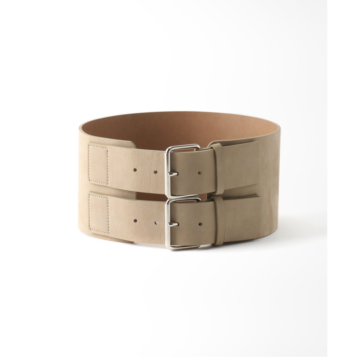 FUMIE TANAKA】 wide 2buckle belt | ノーブル(Noble