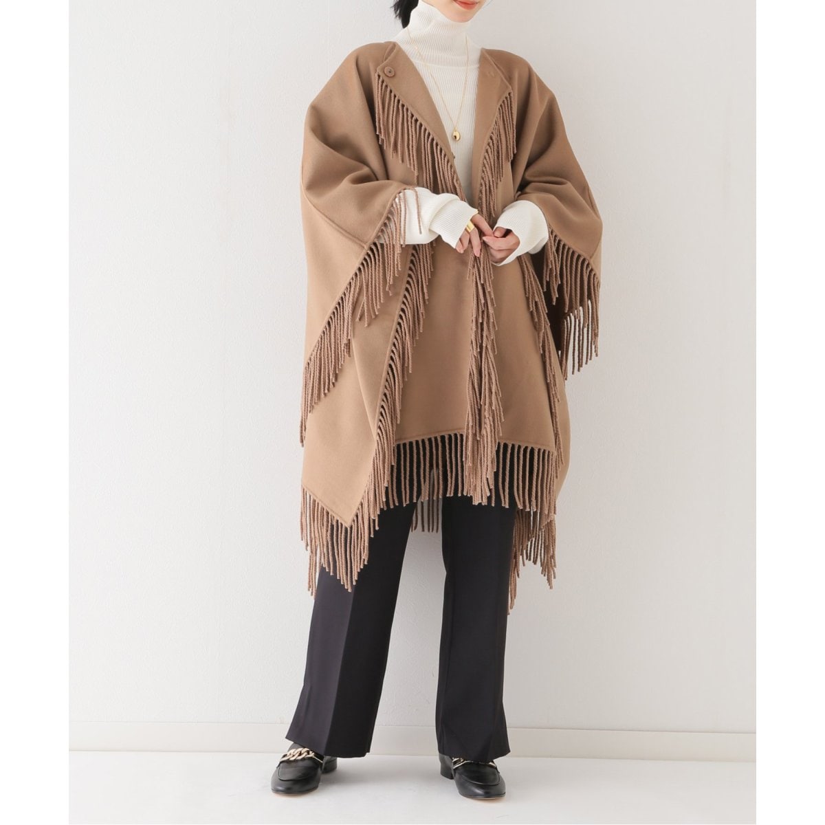 マッキントッシュロンドンピュアカシミヤコートマントポンチョ