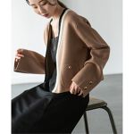 追加2》配色トリミングミラノリブショートジャケット | ノーブル(Noble 