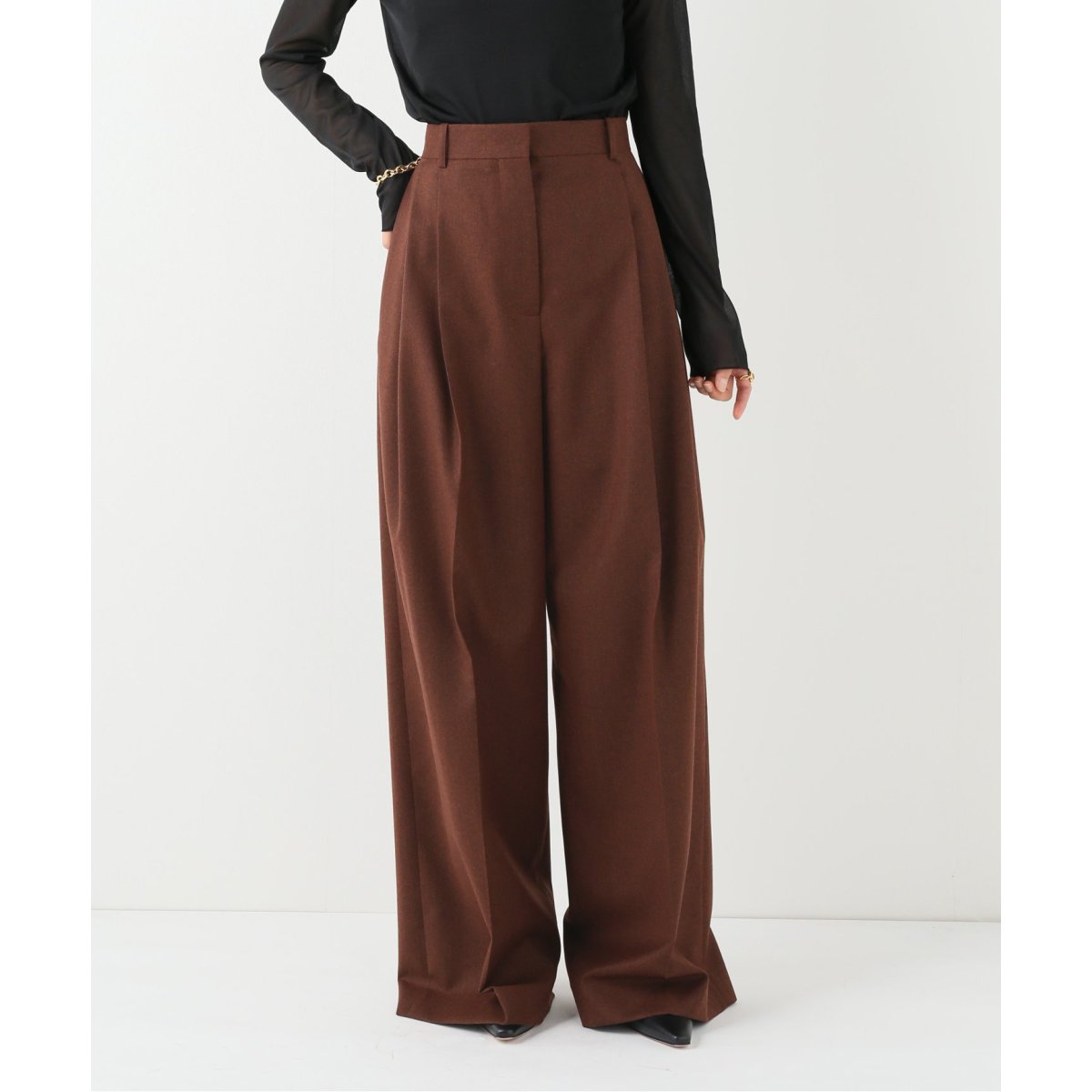 CALCATERRA】DOUBLE PLEATS TROUSERS | ノーブル(Noble