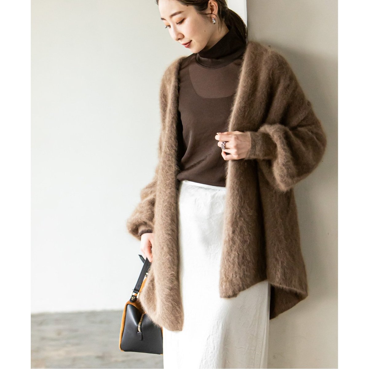 追加4》ファーニットパフカーディガン | ノーブル(Noble