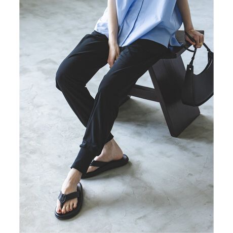 追加3》【RITA】ONOPLY SMOOTH DRESS JOGGER | ノーブル(Noble 