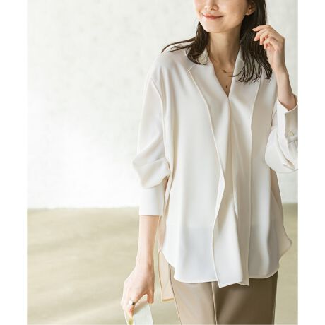 追加》エステルダブルクロステーラードブラウス | ノーブル(Noble  