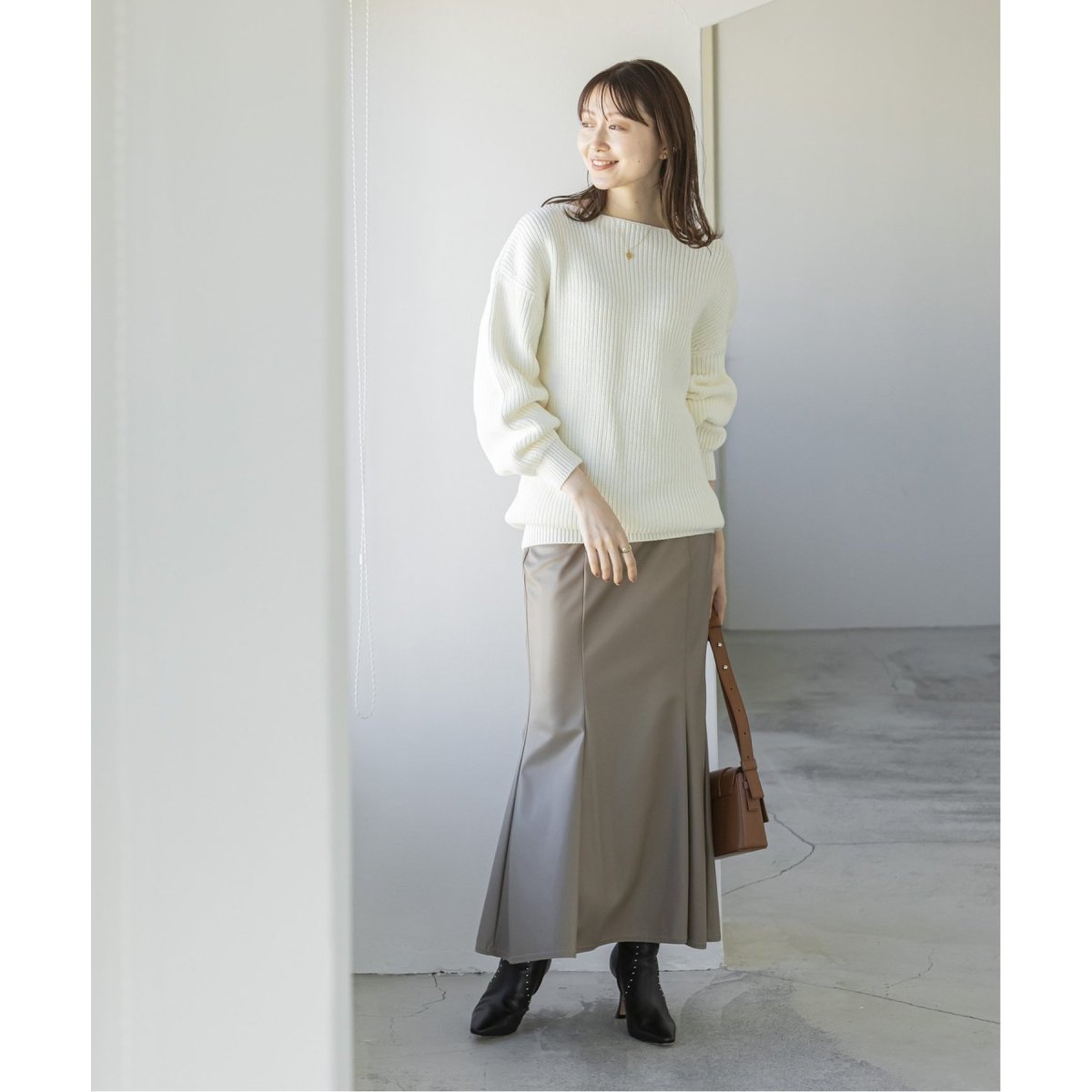 追加》片畦ボートネックプルオーバー 2 | ノーブル(Noble) | マルイ