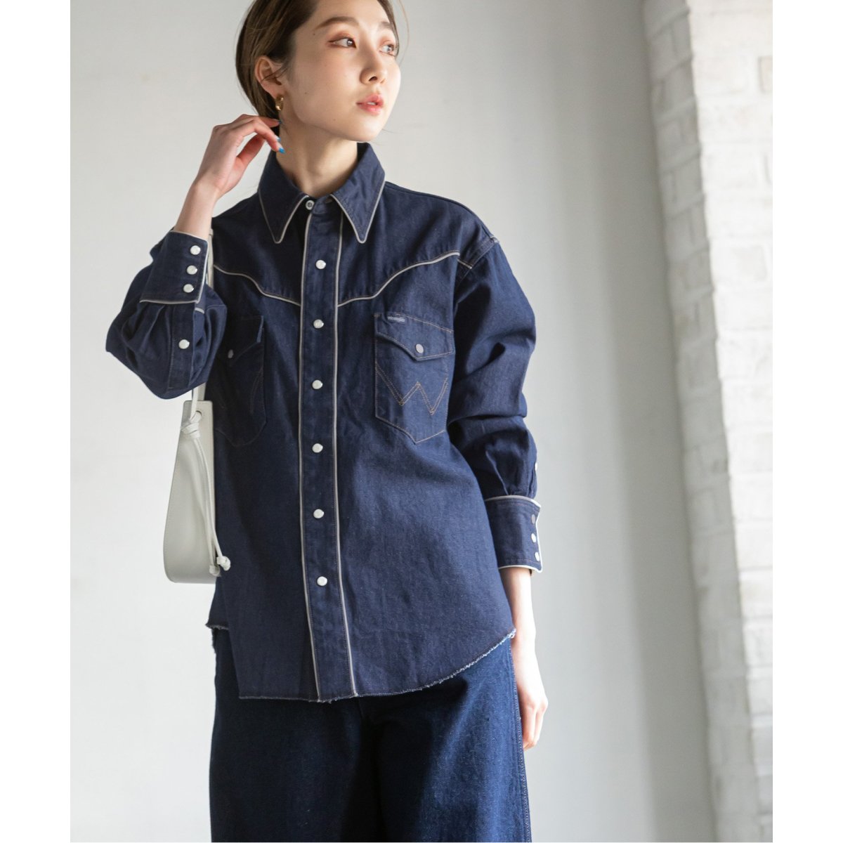 Wrangler】WESTERNヨークシャツ | ノーブル(Noble) | 23050250000110