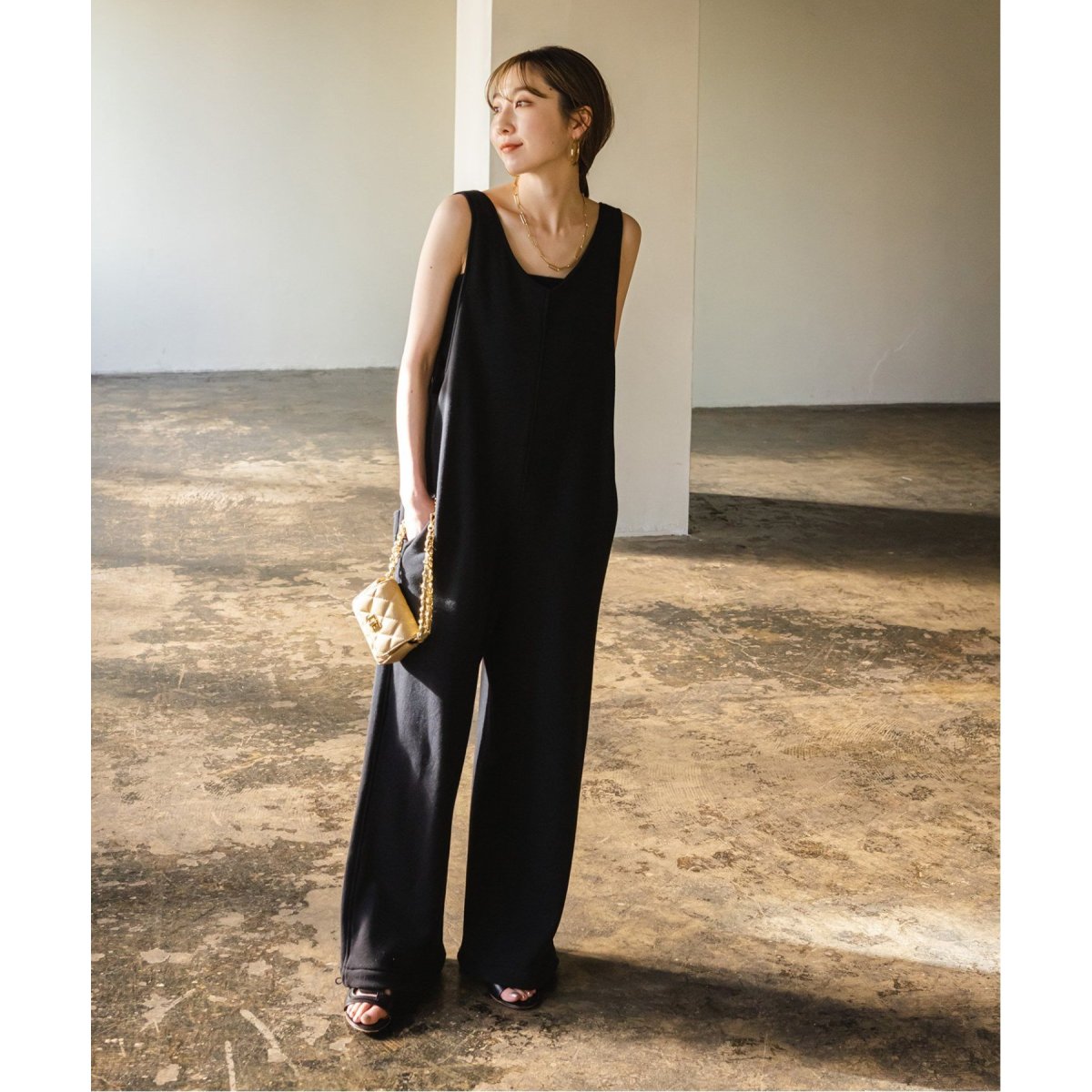 【COGTHEBIGSMOKE】 GRETEL OVERALLS Cog The Big Smoke Gretel Overalls in Black Curated at Jake