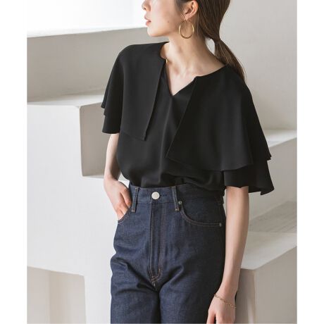 ケープフリルブラウス | ノーブル(Noble) | マルイウェブチャネル 