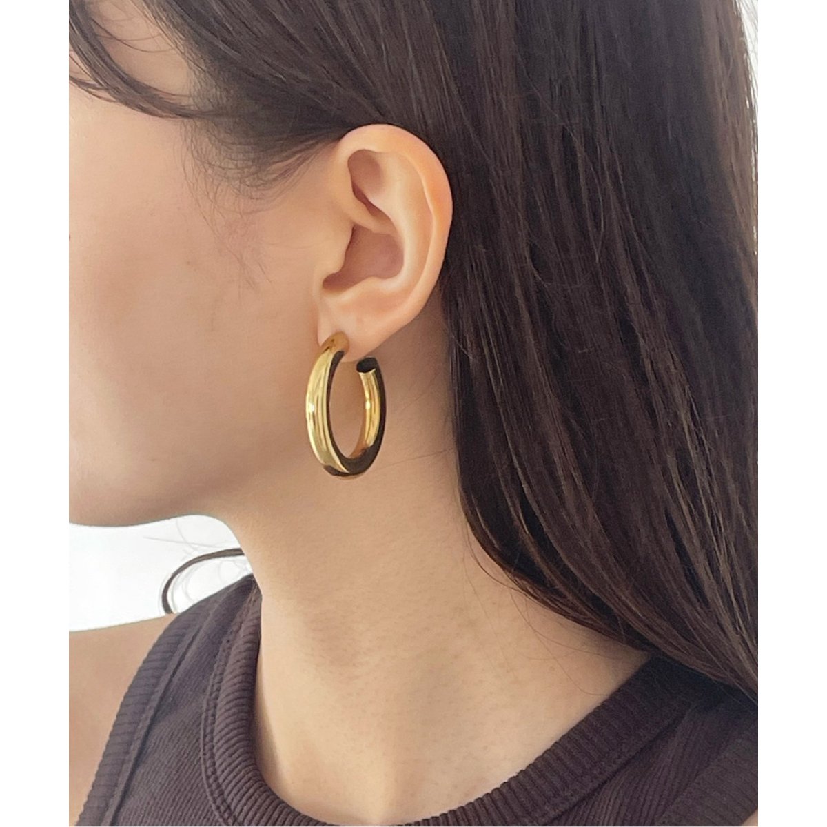 LAURA LOMBARDI】Mini Curve Earrings | ノーブル(Noble