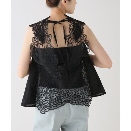 MAURIZIO MYKONOS】 LACE BACK TOP ブラウス | ノーブル(Noble 