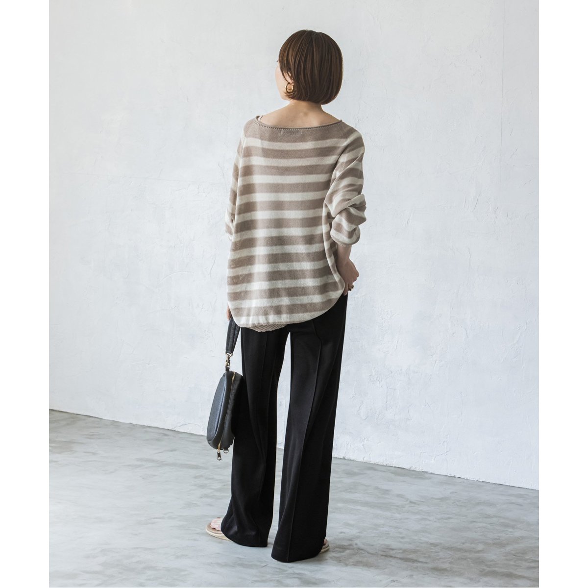 【23SS】NOBLE ノーブル リバージョーゼットストレートパンツ スラックス Noble - 【23SS】NOBLE ノーブル リバージョーゼットストレート