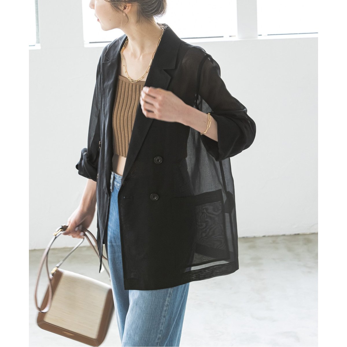 ノーブル スリットスリーブシアージャケット スリットスリーブシアージャケット | ノーブル(Noble) | マルイウェブ