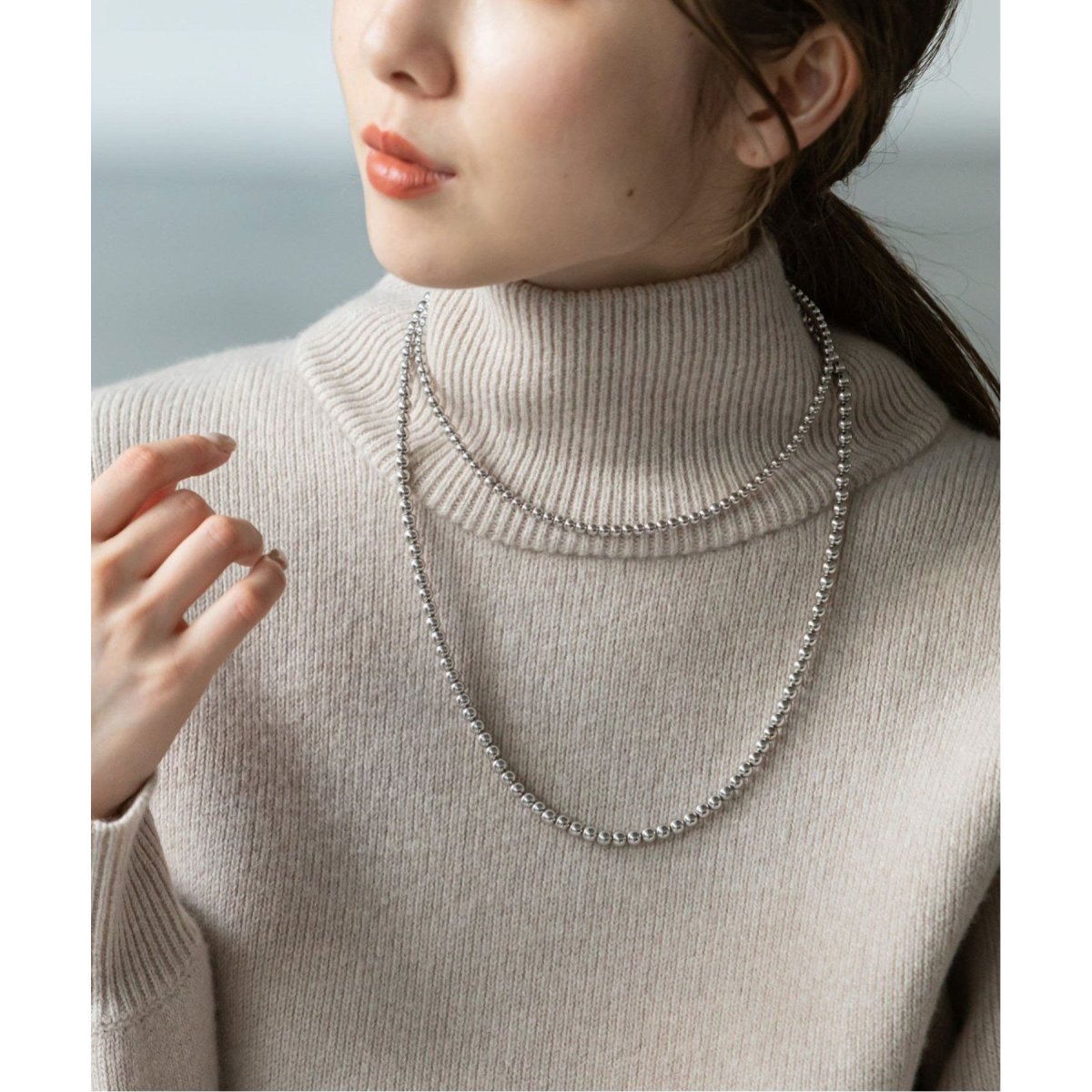 NOBLE（ノーブル）【UCALYPT】メタルパーツロングネックレス 追加》【UCALYPT】 ロングチェーンネックレス 11 | ノーブル