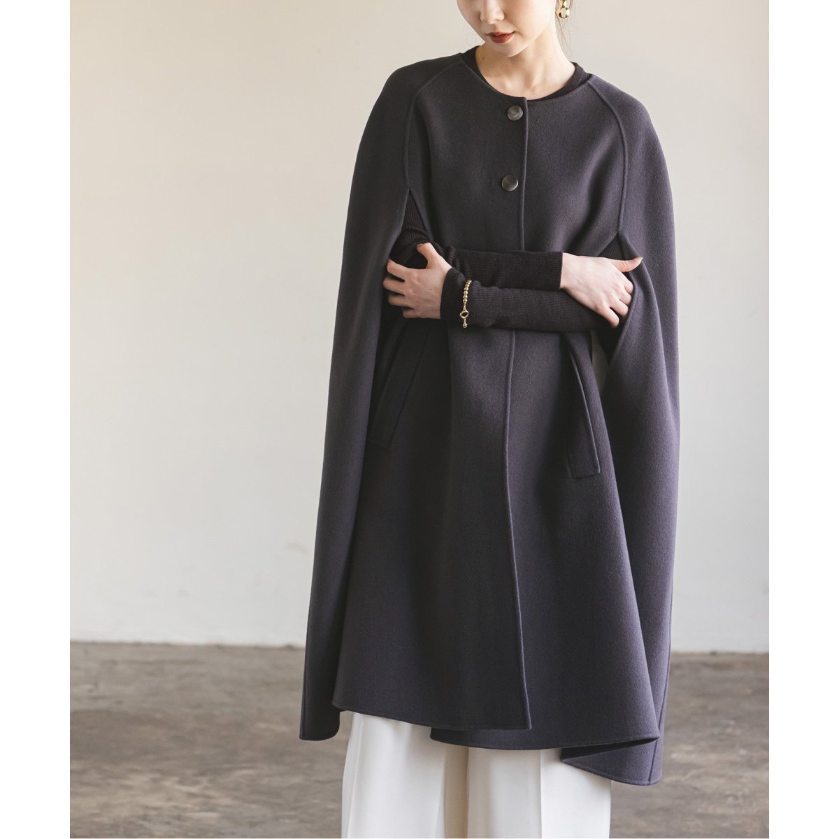 リバーシブルビーバーケープコート | ノーブル(Noble) | マルイウェブ