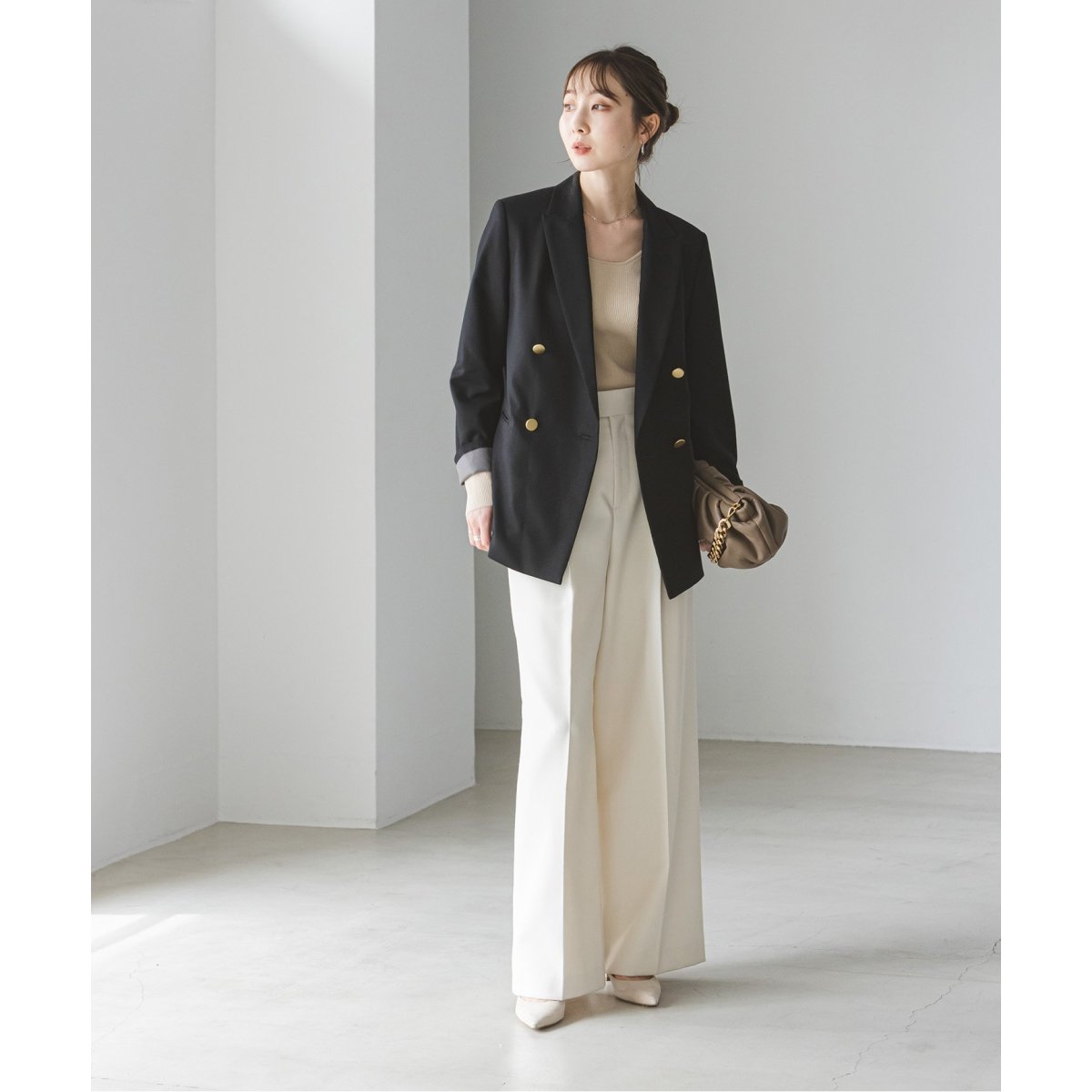 追加》ウールミルドピークドラペルジャケット | ノーブル(Noble