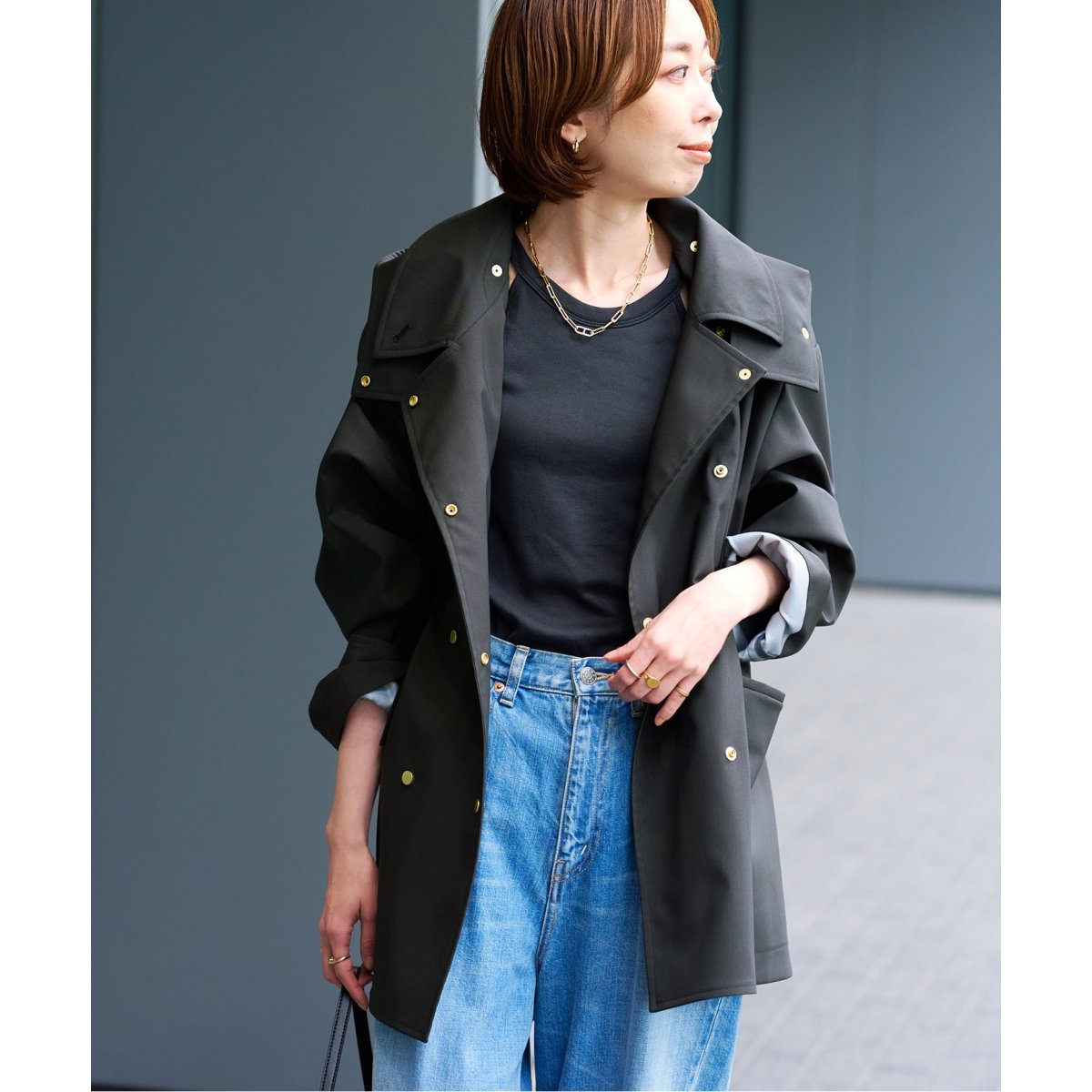 ウインドプルーフテントシルエットブルゾン | ノーブル(Noble ウインドプルーフテントシルエットブルゾン | ノーブル(Noble