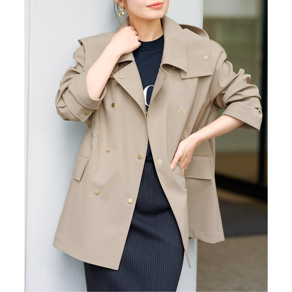 ウインドプルーフテントシルエットブルゾン | ノーブル(Noble