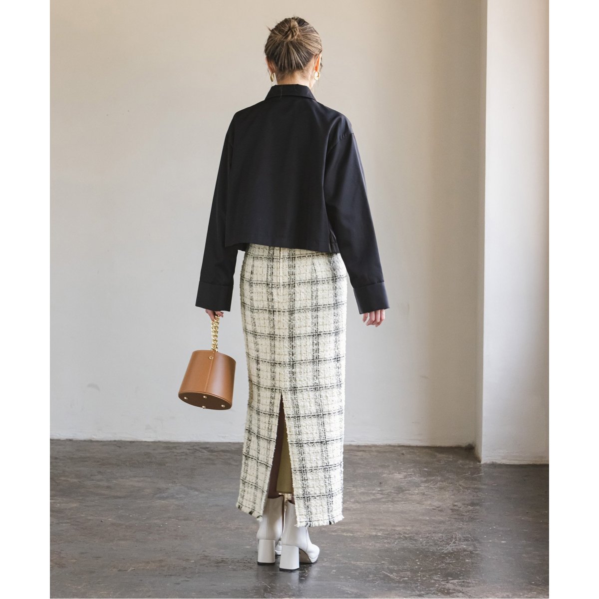 川上さやかさん×NOBLEコラボ ナイロンツイルブルゾン | ノーブル