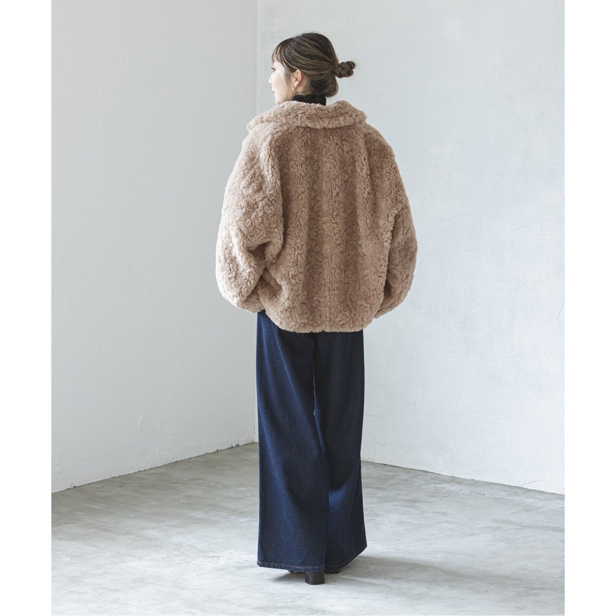 リッチフェイクボアショートコート | ノーブル(Noble) | マルイウェブ