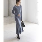 アームスリットマーメイドニットワンピース | ノーブル(Noble  