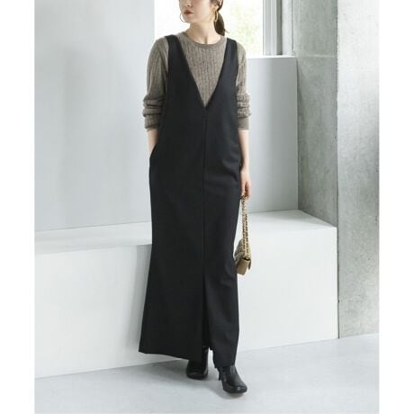 追加》ウールミルドVネックワンピース 2 | ノーブル(Noble) | マルイ  