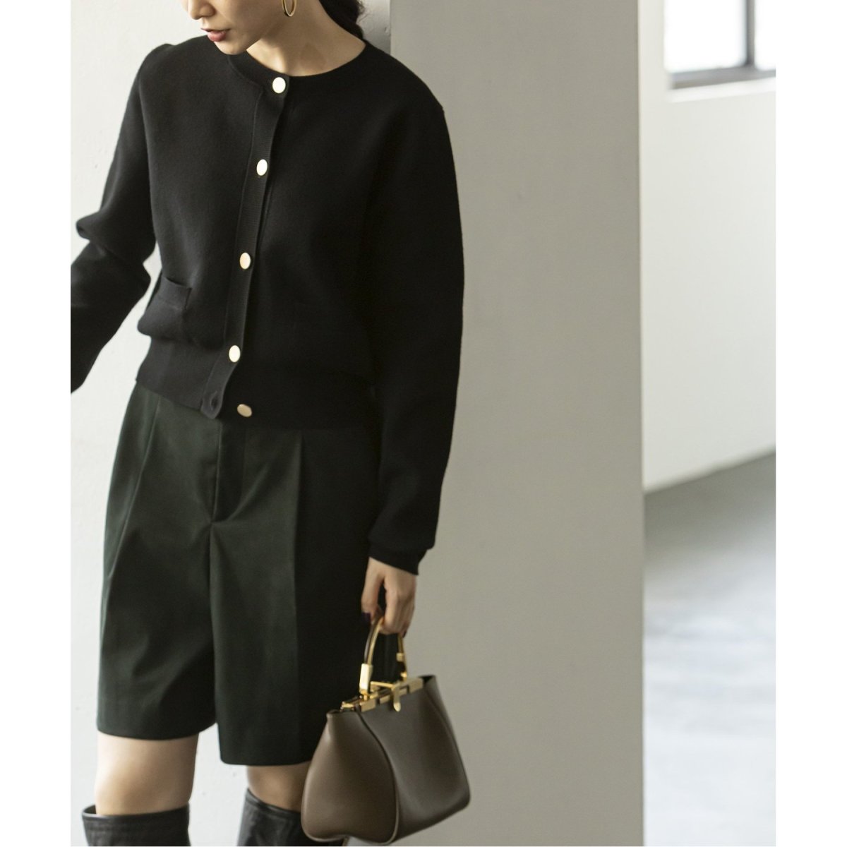 追加》ダブル編みショートカーデ | ノーブル(Noble) | マルイウェブ