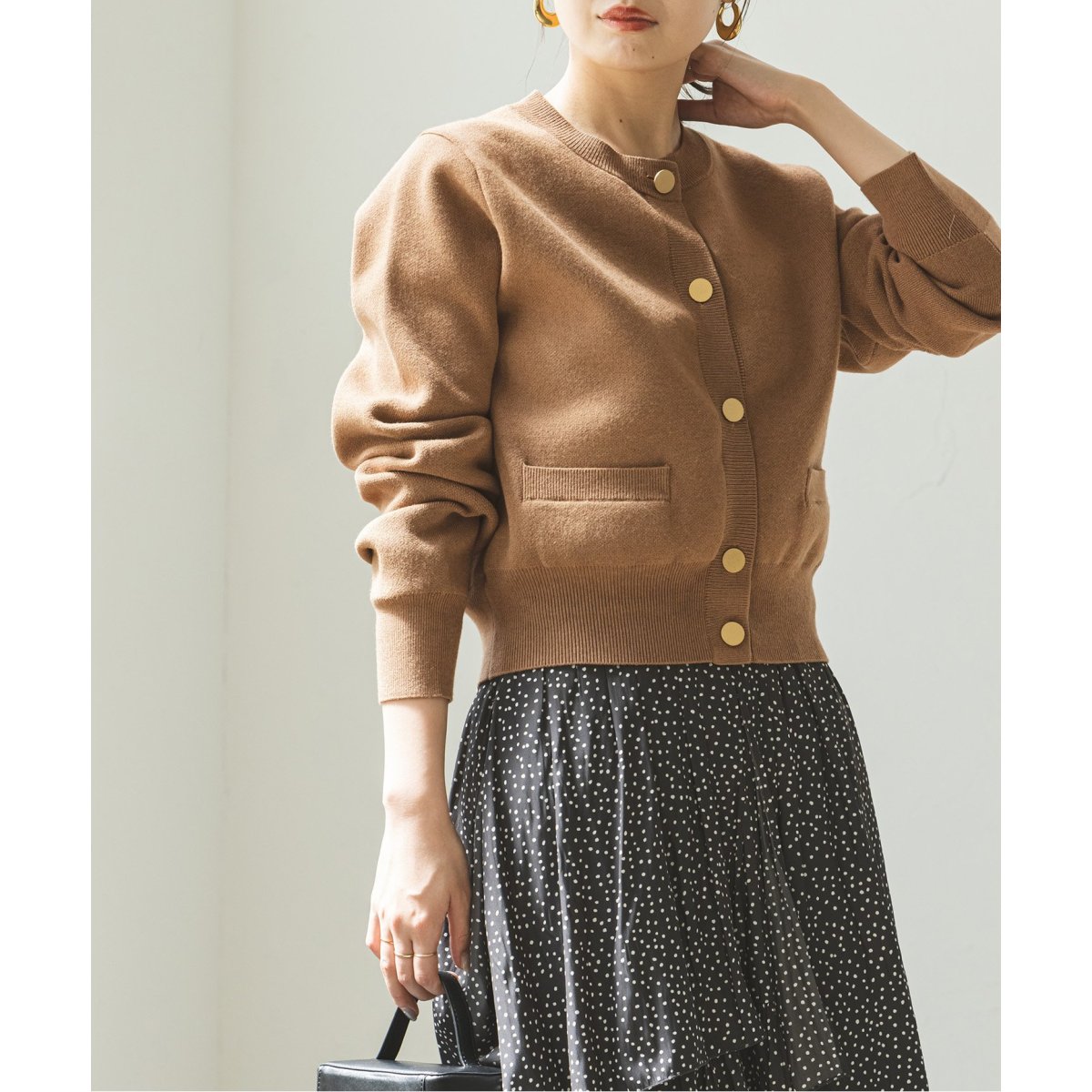 追加》ダブル編みショートカーデ | ノーブル(Noble) | マルイウェブ