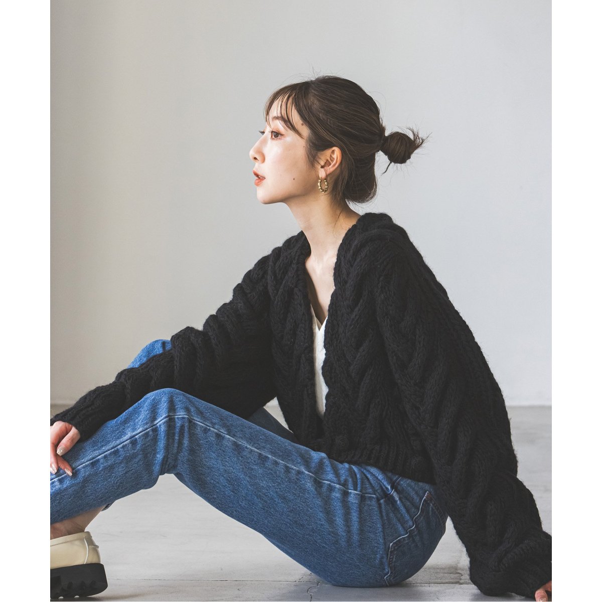 venit】 NOBLE別注 ハンドニットカーディガン | ノーブル(Noble